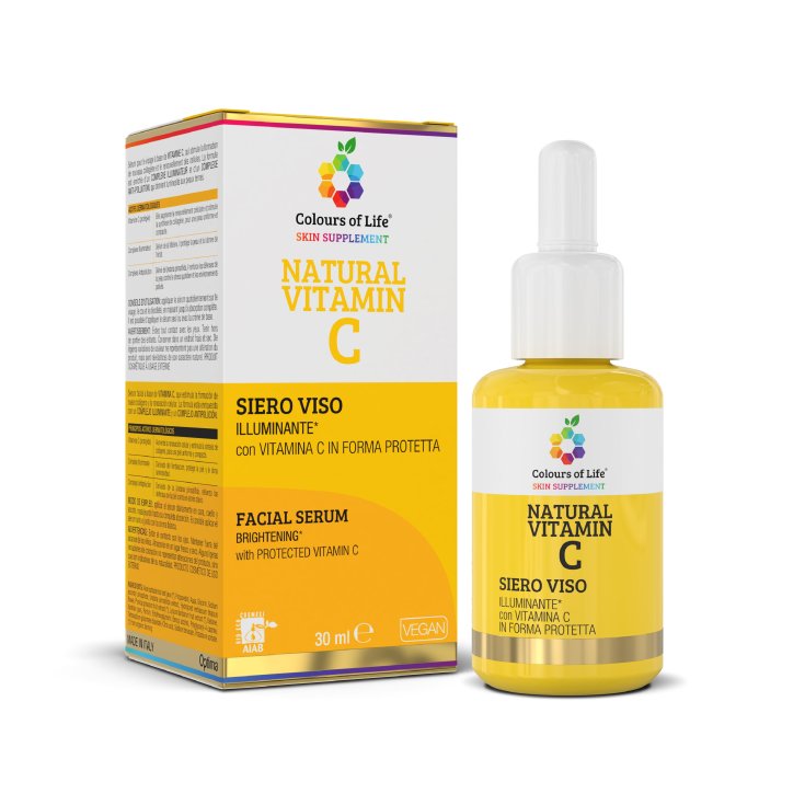 Natural Vitamin C Siero Viso Illuminante Colours of Life 30ml