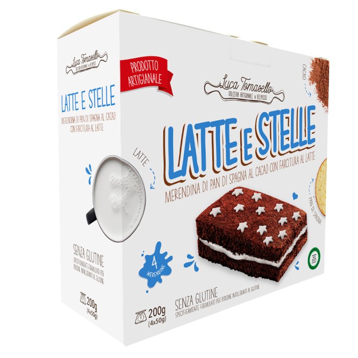 Latte e&nbsp;Stelle Merendina Luca Tomasello 200g