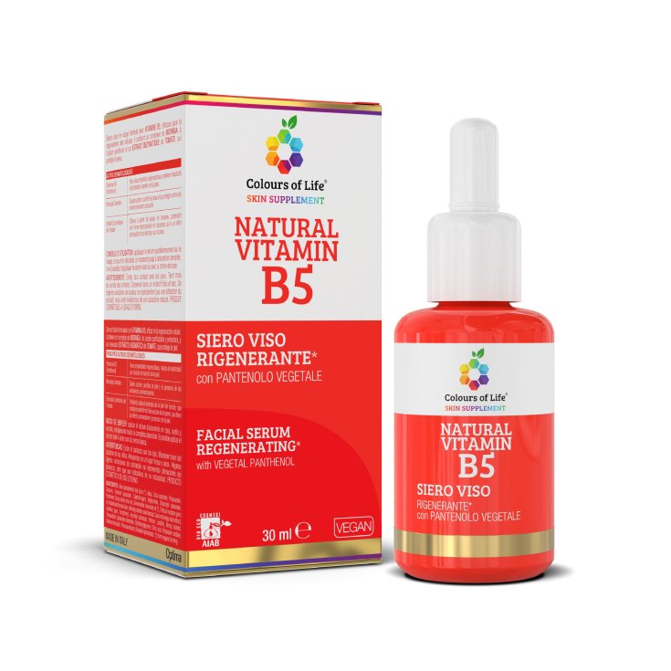 Natural Vitamin B5 Siero Viso Rigenerante Colours of Life 30ml