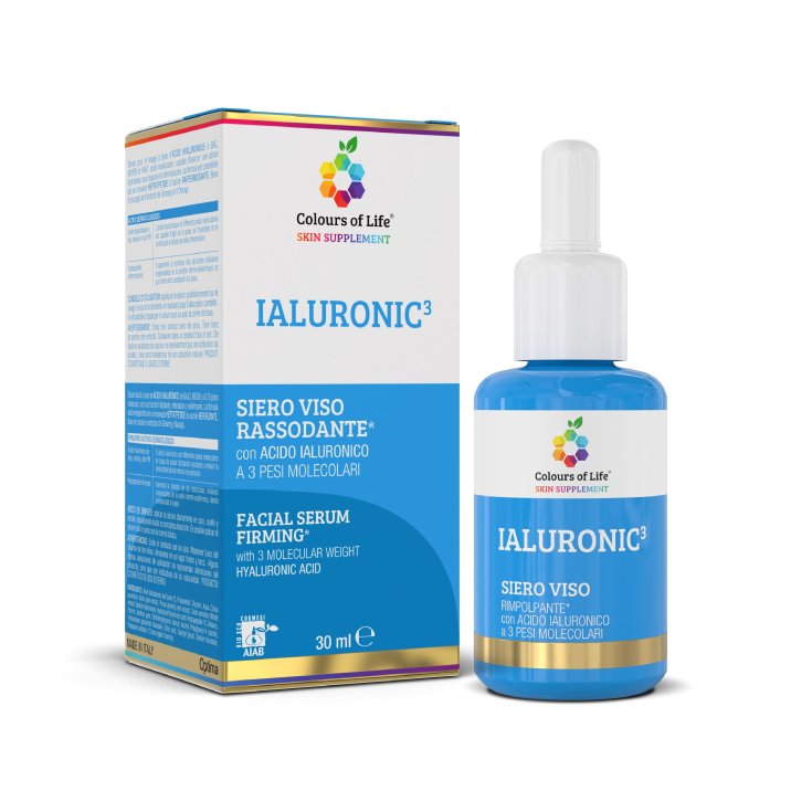 Ialuronics3 Siero Viso Rassodante Colours Of Life 30ml Ialuronics3 Siero Viso Rassodante Colours Of Life 30ml
