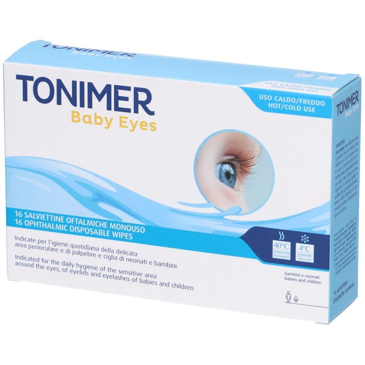 Sakviettine Oftalmiche Tonimer Baby Eyes 16 Pezzi Sakviettine Oftalmiche Tonimer Baby Eyes 16 Pezzi