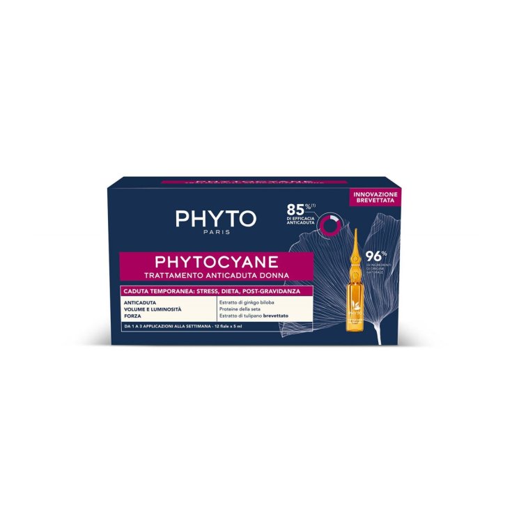 Phytocyane Trattamento Anticaduta Temporanea Donna Phyto 12 Fiale