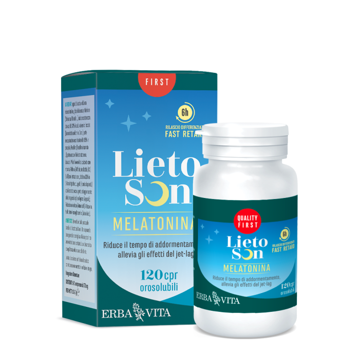 Lieto Son Melatonina&nbsp;Erba Vita 120 Compresse Orosolubili
