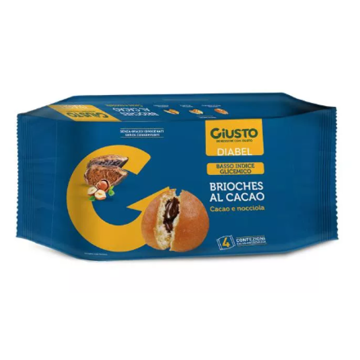 Diabel Brioches Al Cacao Giusto 4x45g