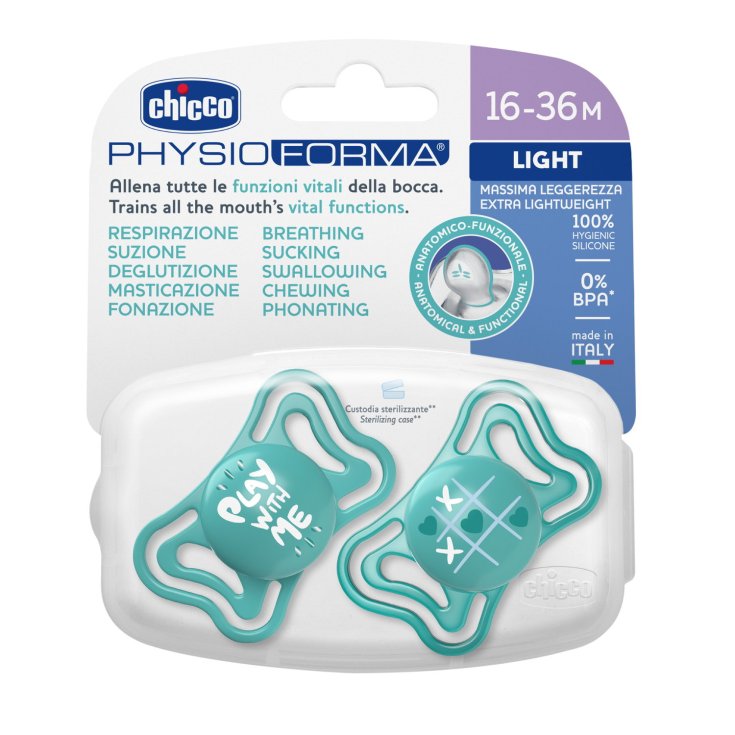 PhysioForma Light Azzurro 16-36M Chicco 2 Pezzi