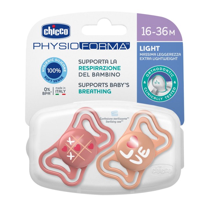 PhysioForma Light Rosa 16-36M Chicco 2 Pezzi