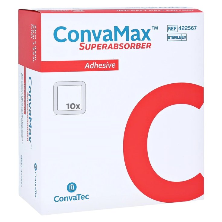 ConvaMax&nbsp;Superabsorber Adhesive 15x15cm 10 Pezzi