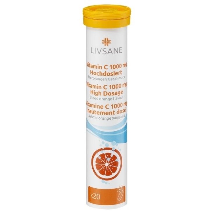 Vitamin C 1000mg Livsane 20 Compresse Effervescenti