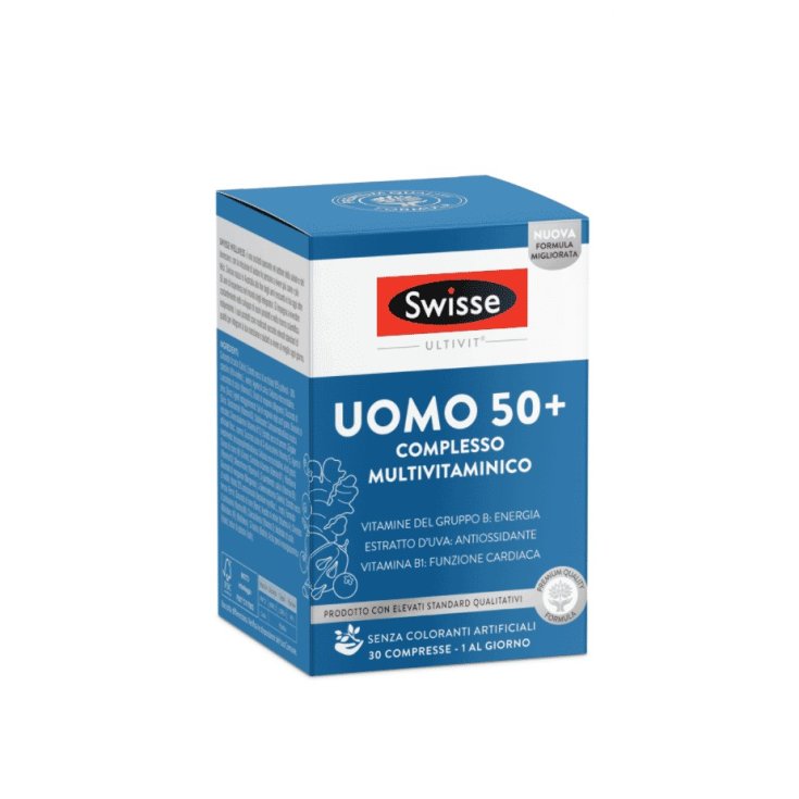 Complesso Multivitaminico Uomo 50+ Swisse 30 Compresse