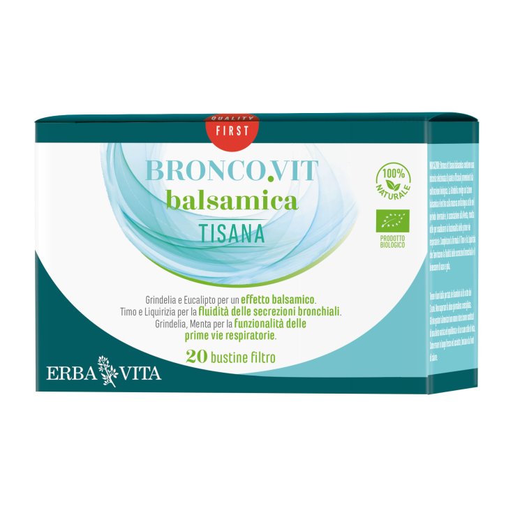 Broncovit Tisana Balsamica Erba Vita 20 Bustine