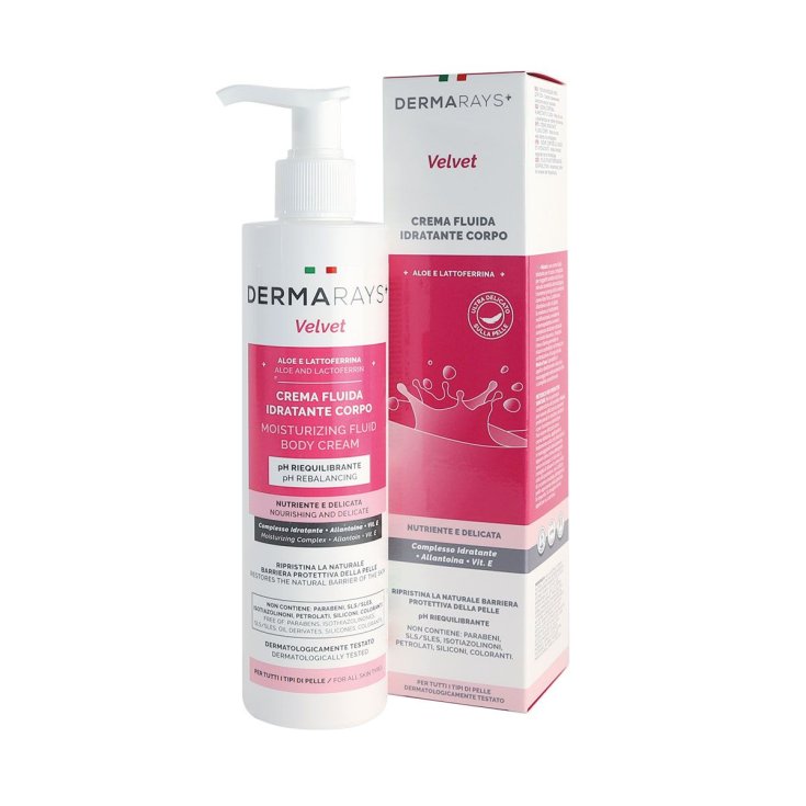 Velvet Crema Fluida Idratante Corpo Dermarays 250ml