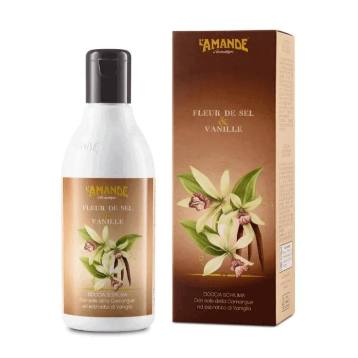 Docciaschiuma Fior di Sale e Vaniglia L'Amande 250ml