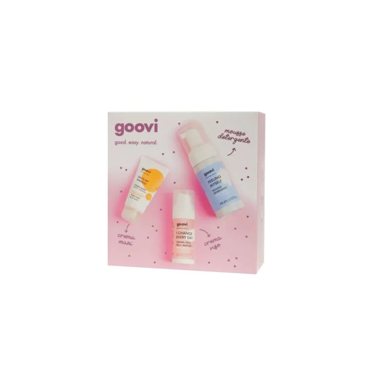 Cofanetto Make Me Blossom Mousse + Crema Pelli Mature + Crema Mani Goovi