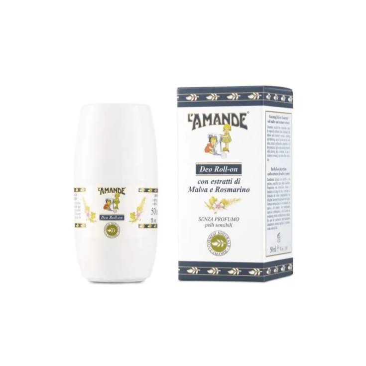 Deo&nbsp;Roll-On Malva e Rosmarino L'Amande 50ml