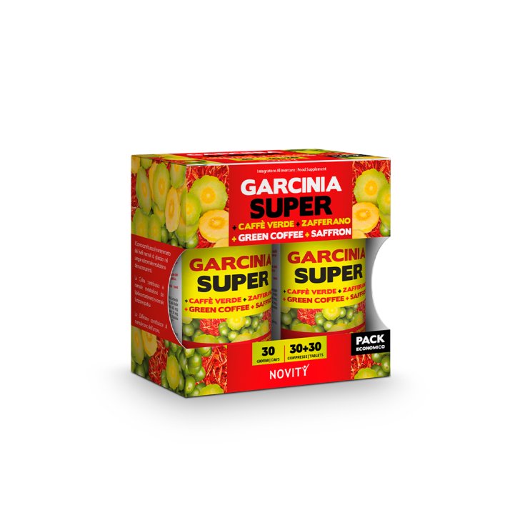 Garcinia Super + Caff&egrave; Verde + Zafferano Novity 30+30 Compresse
