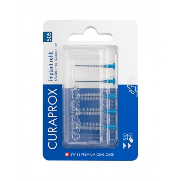 Ricambi Scovolino Interdentale Implant CPS 505 Curaprox 5 Pezzi
