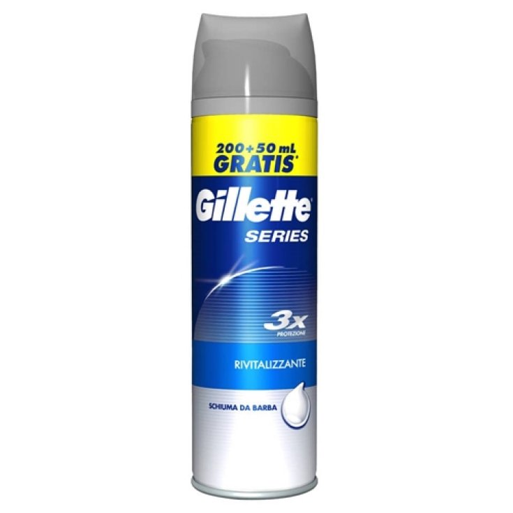 Schiuma Da Barba 3x Rivitalizzante Gillette Series 200ml+50ml