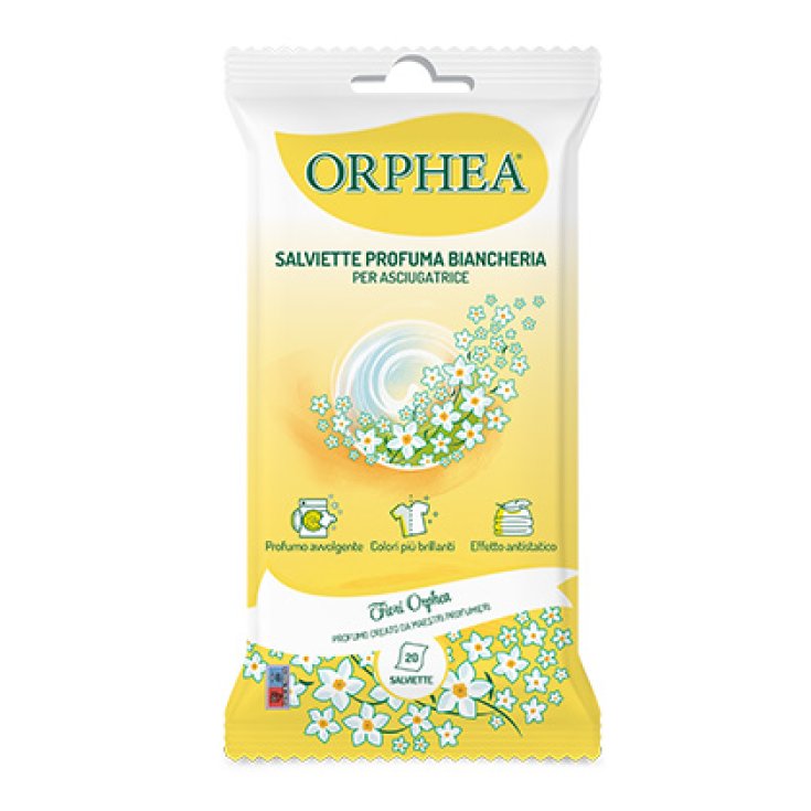 Salviette Profuma Biancheria Fiori Orphea 20 Salviette