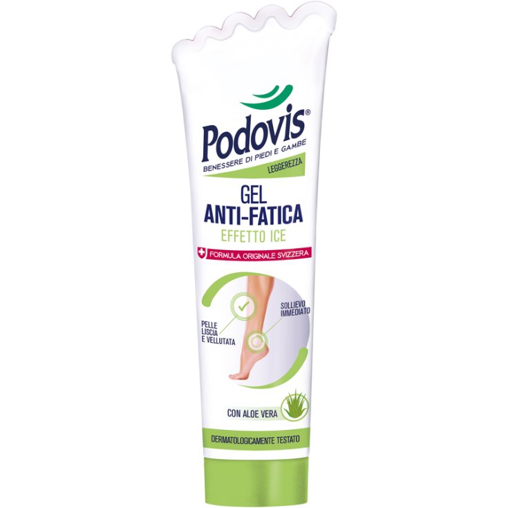 Gel Anti-Fatica Effetto Ice Con Aloe Vera Podovis 150ml