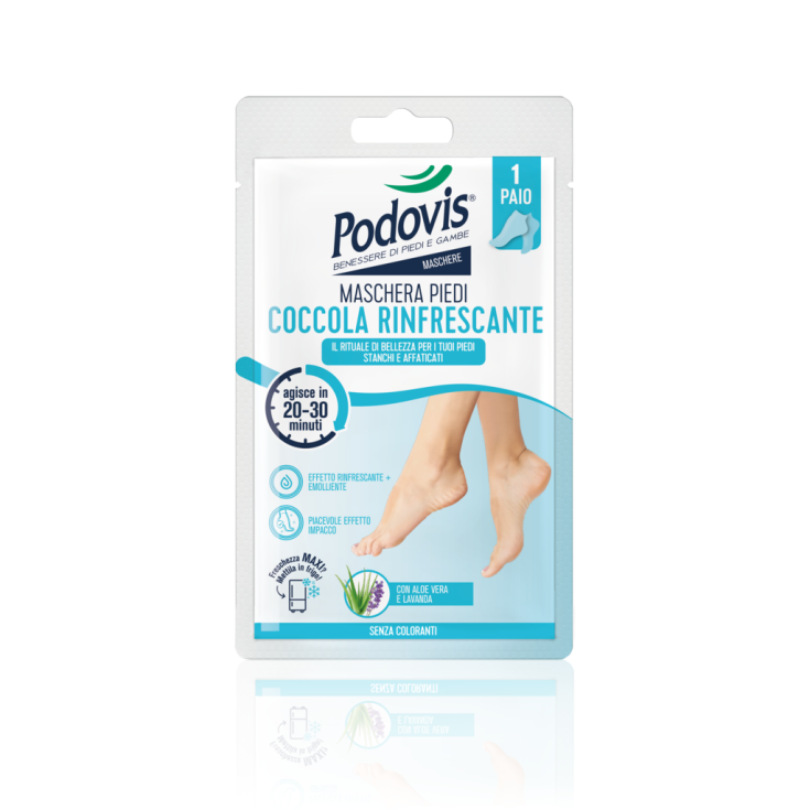 Maschera Piedi Coccola Rinfrescante&nbsp;Podovis 1 Paio