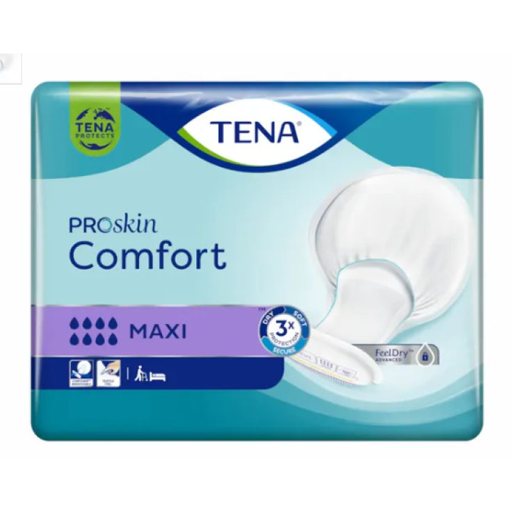 Proskin Comfort Maxi Sagomato Tena 34 Pezzi
