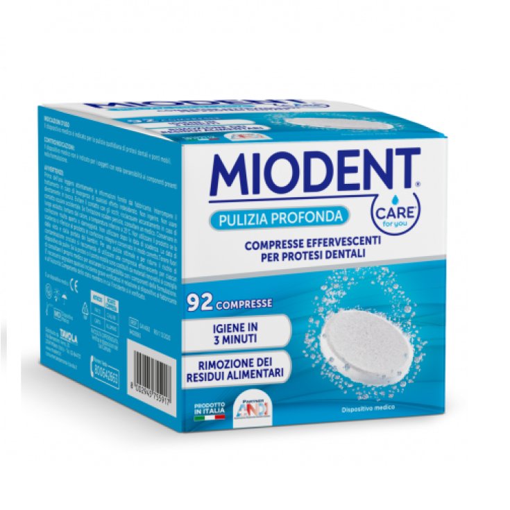Pulizia Profonda Peotesi Dentali Miodent Care for You 92 Compresse