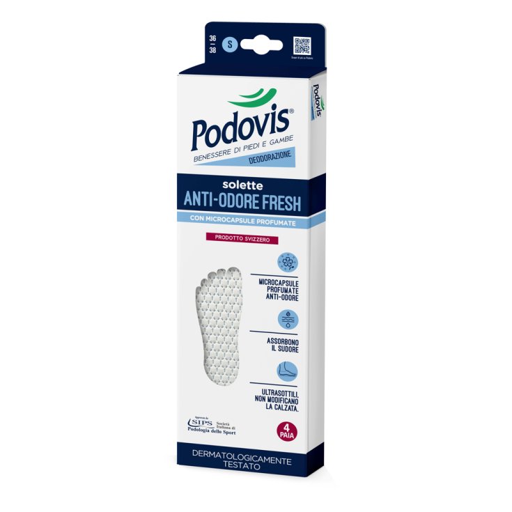 Solette Anti-Odore Tg.S (36-38) Podovis 4 Paia