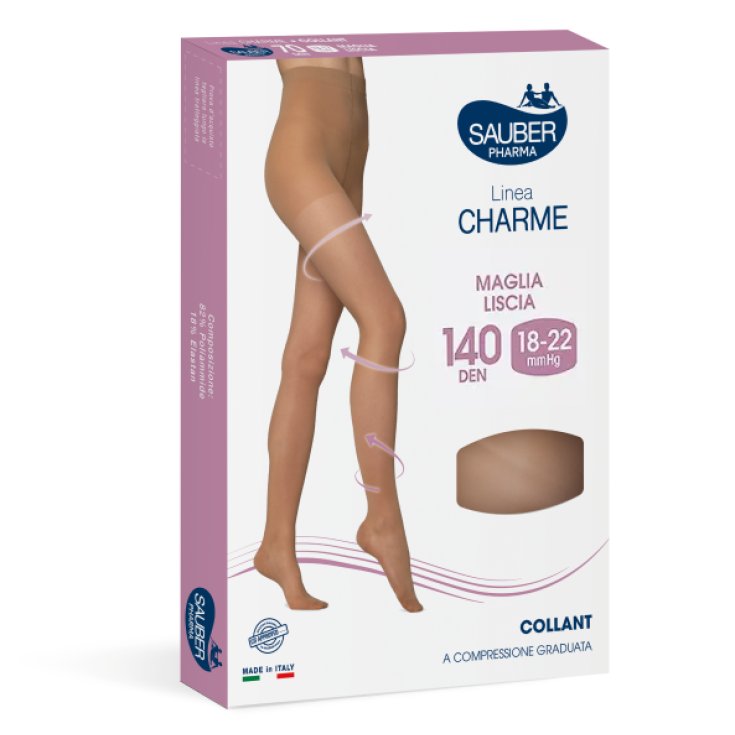 Linea Charme 140D Collant&nbsp;Colore&nbsp;Medio Tg.1&nbsp;Sauber