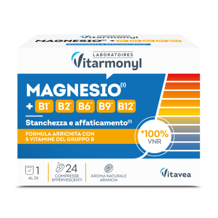 Magnesio + B1, B2, B6 Vitarmonyl 24 Compresse Magnesio + B1, B2, B6 Vitarmonyl 24 Compresse