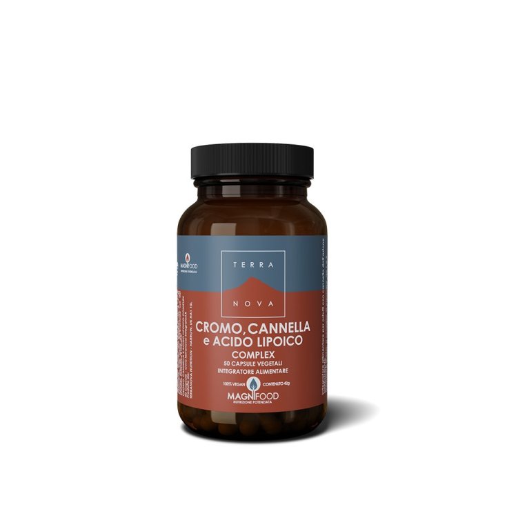 Cromo Cannella Acido Lipoico Terranova 50 Capsule