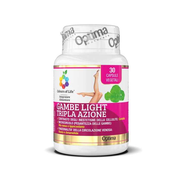 Colours Of Life Gambe Light Tripla Azione Optima Naturals 30 Capsule