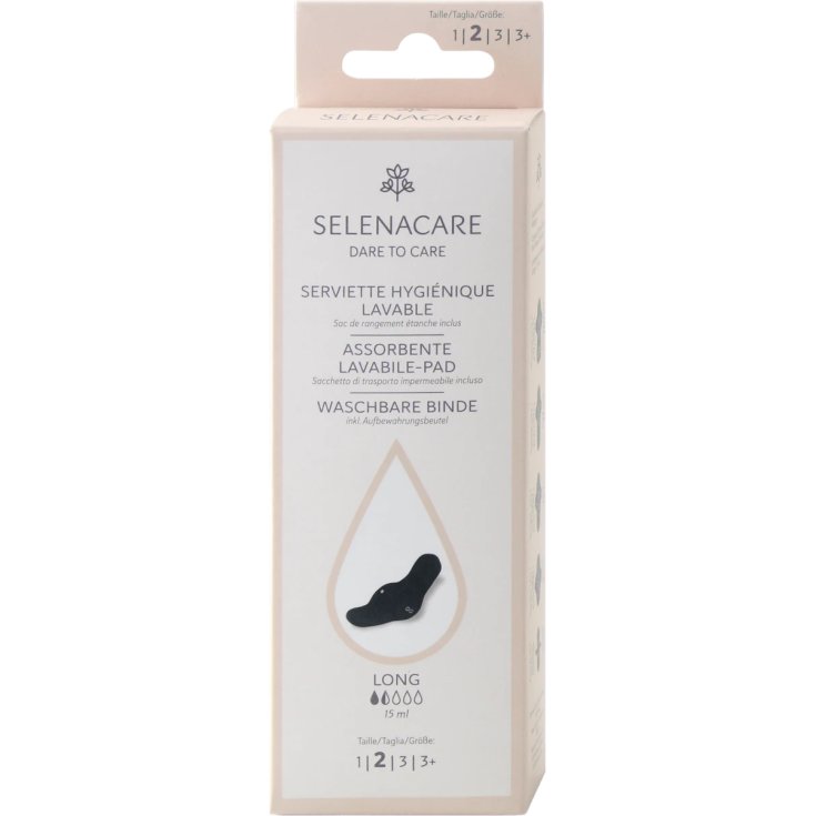 Assorbente Lavabile Long Misura 2 Nero SelenaCare 1 Pezzo