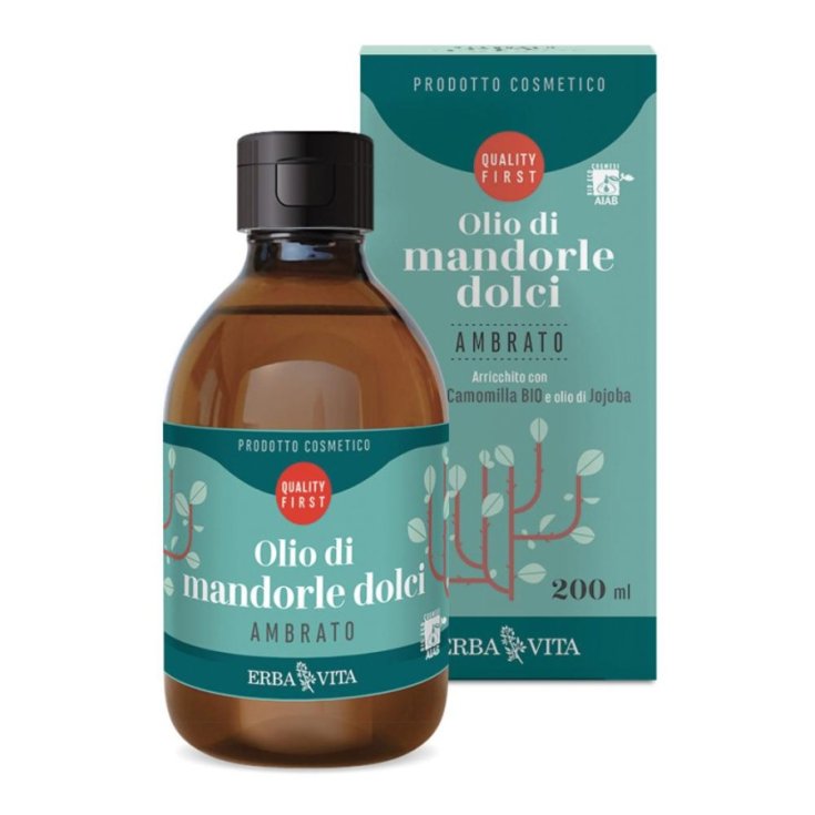 Olio Mandorle Dolci Ambrato Erba Vita 200ml