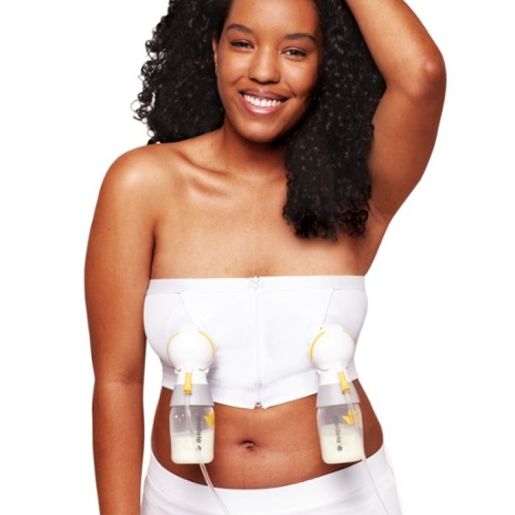 Bustino Hands-free&trade; Bianco Tg.L Medela
