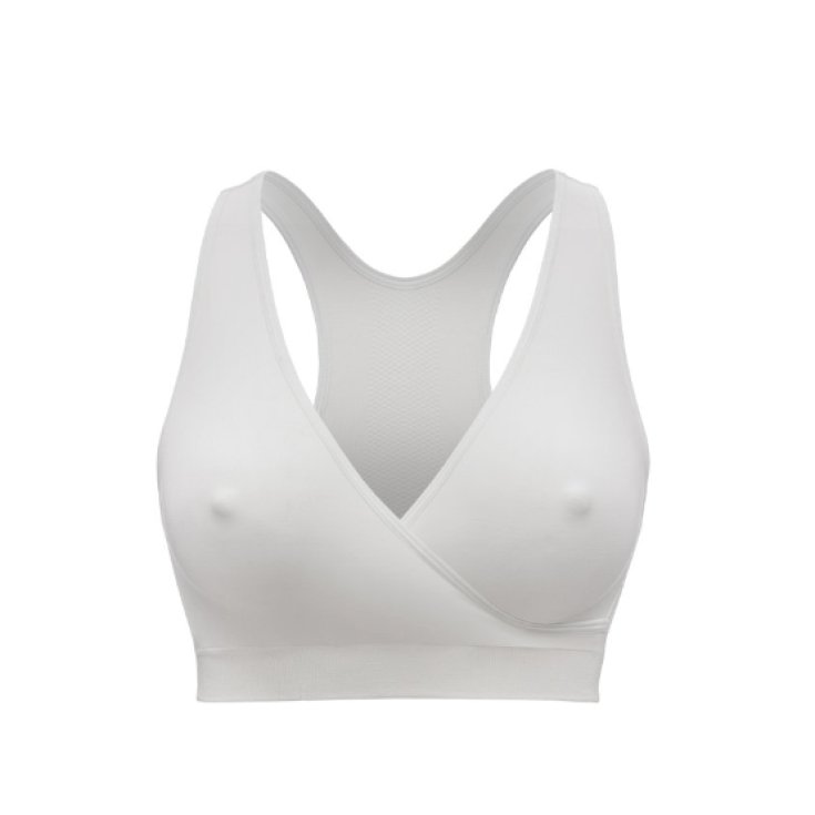 Reggiseno da Notte per Gravidanza e Allattamento Keep Cool Sleep Bianco Tg.S&nbsp;Medela