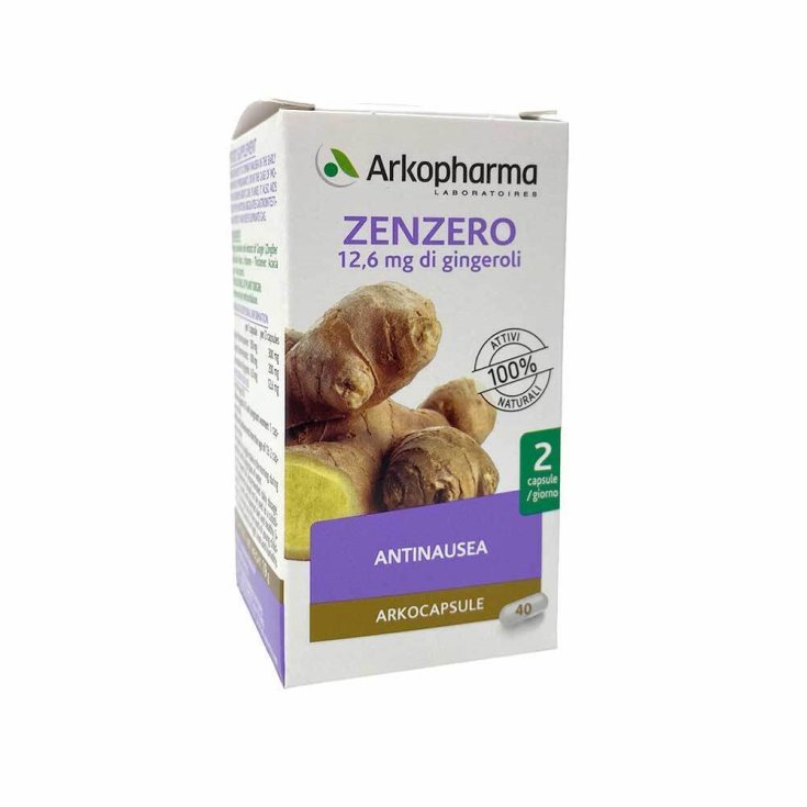 Arkocapsule&reg; Zenzero Arkopharma 40 Capsule