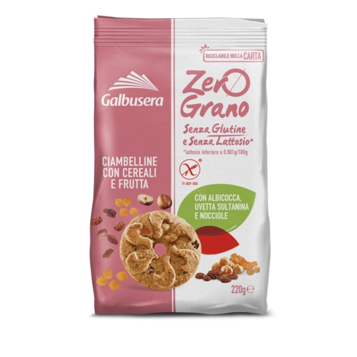 Ciambelline con Cereali e&nbsp;Frutta Zero Grano 220g