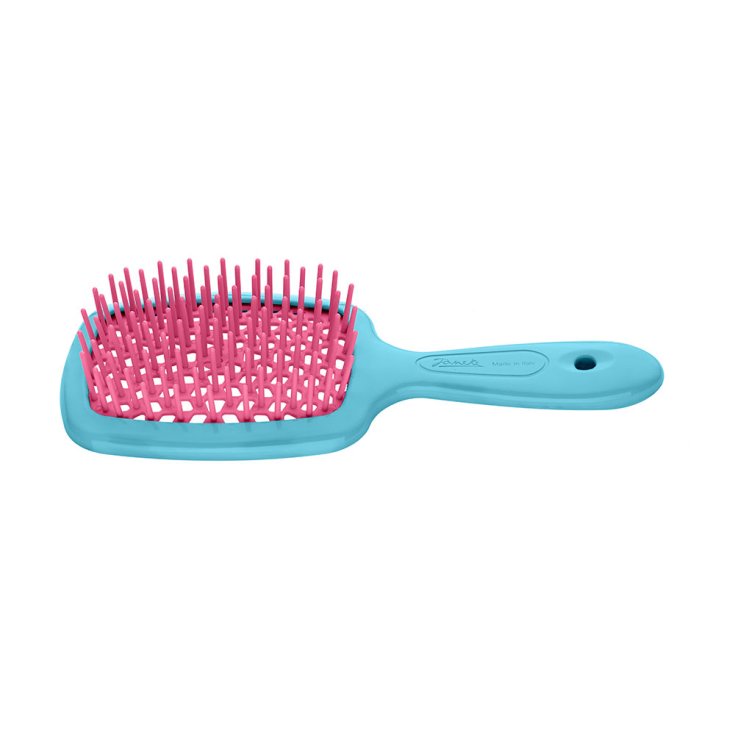 Small Superbrush Turchese/Rosa J&auml;neke 1 Pezzo
