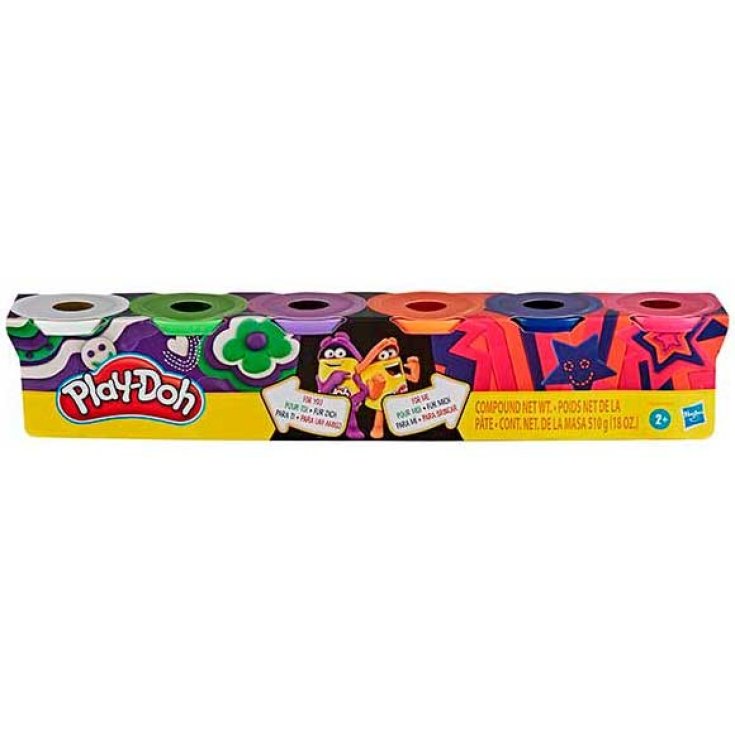 Play-Doh Hasbro 6 Vasetti