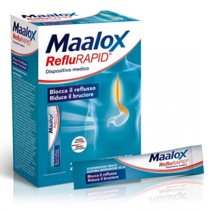 Maalox RefluRapid 20 Bustine Maalox RefluRapid 20 Bustine