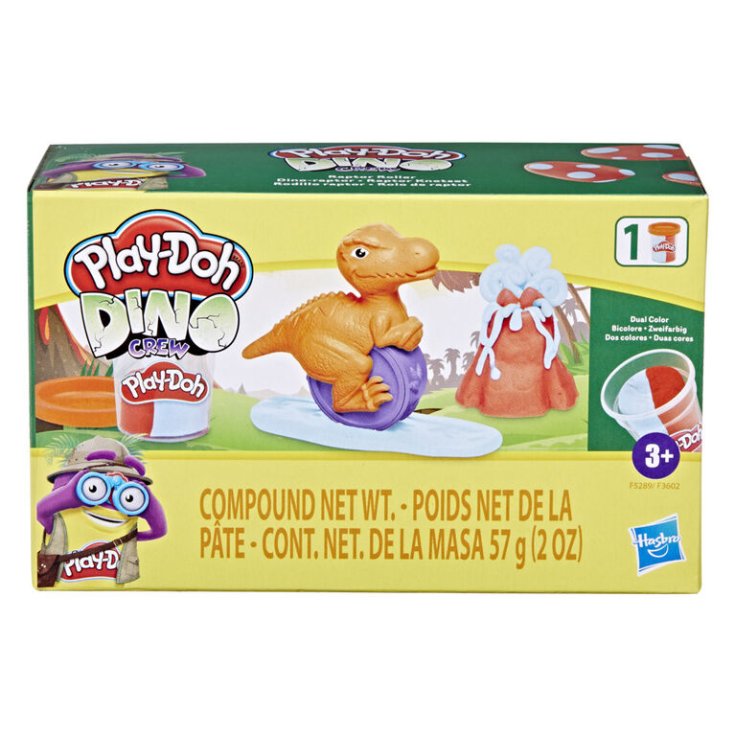 Play Doh Dino Crew Rapto Roller 1 Vasetto con Formine