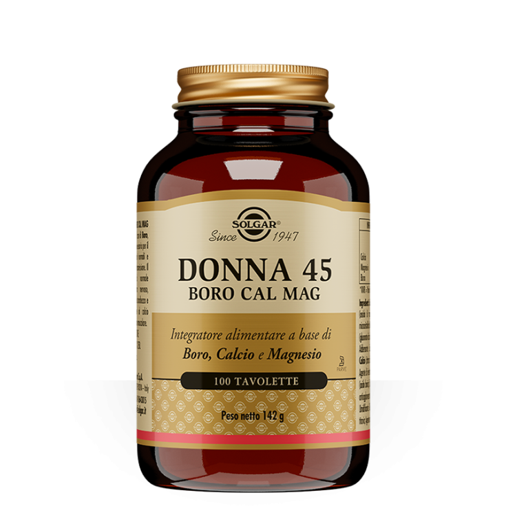 Donna 45 Boro Cal Mag Solgar 100 Tavolette