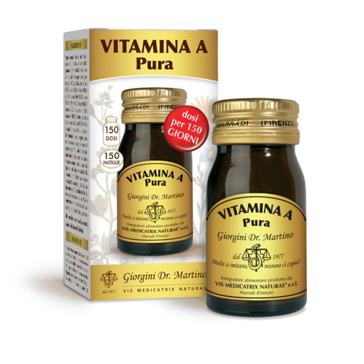 Vitamina A Pura Dr. Giorgini 150 Pastiglie Vitamina A Pura Dr. Giorgini 150 Pastiglie