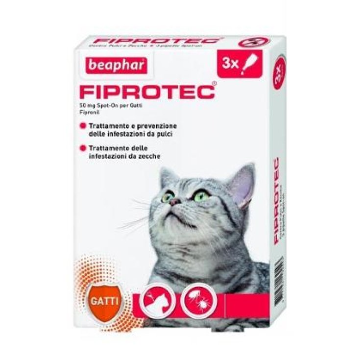 Fiprotec Spot-On Gatto - 3X50MG