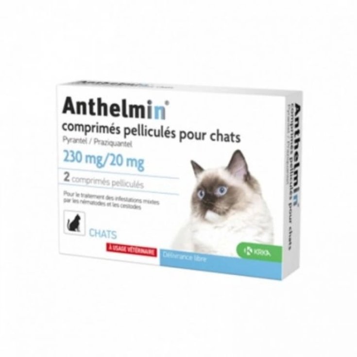 Anthelmin&reg; Gatto KRKA 2 Compresse 230+20mg