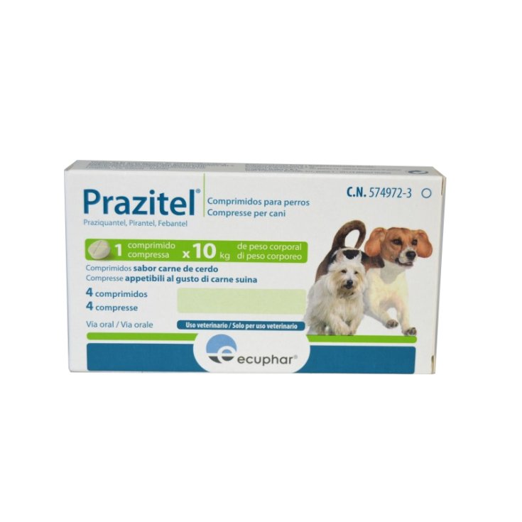 Prazitel&reg; Cani Ecuphar&reg; 4 Compresse