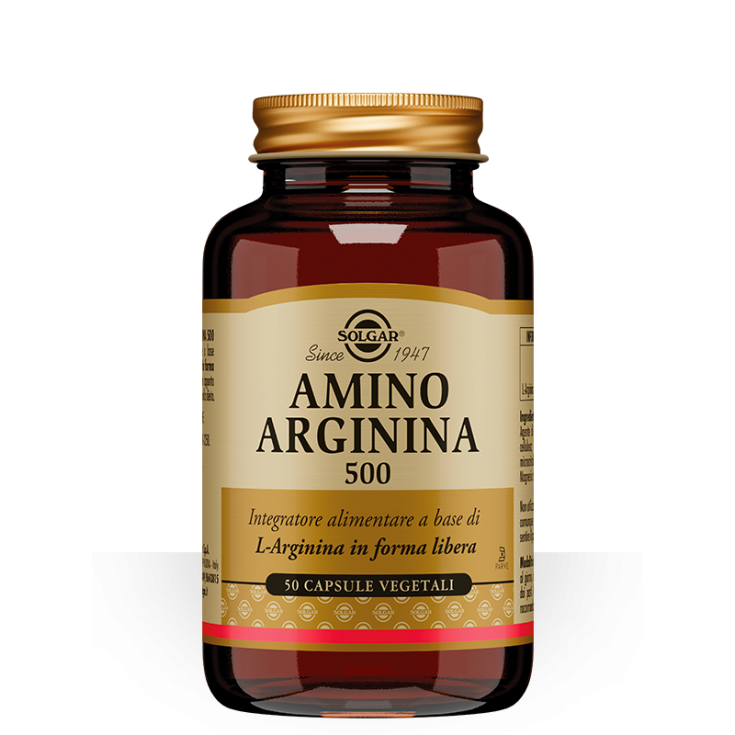 Amino Arginina 500 Solgar 50 Capsule Vegetali