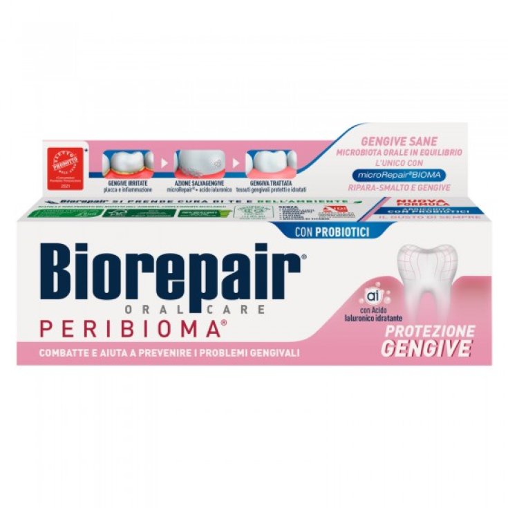 Biorepair Peribioma Protezione Gengive Dentifricio 75ml