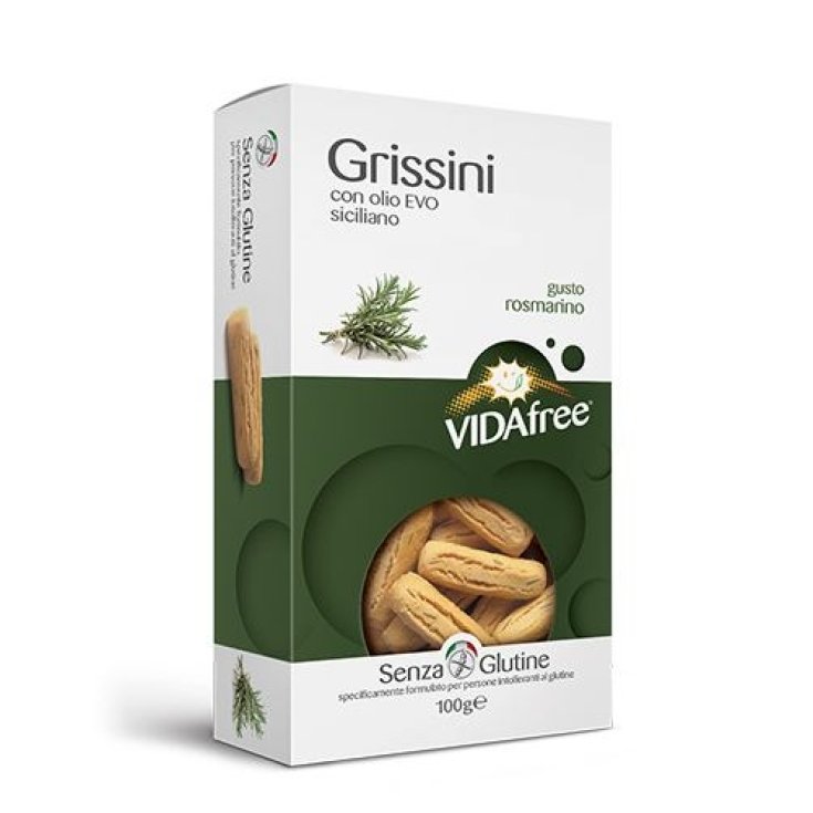 Grissini Mini Rosmarino Vidafree 100g