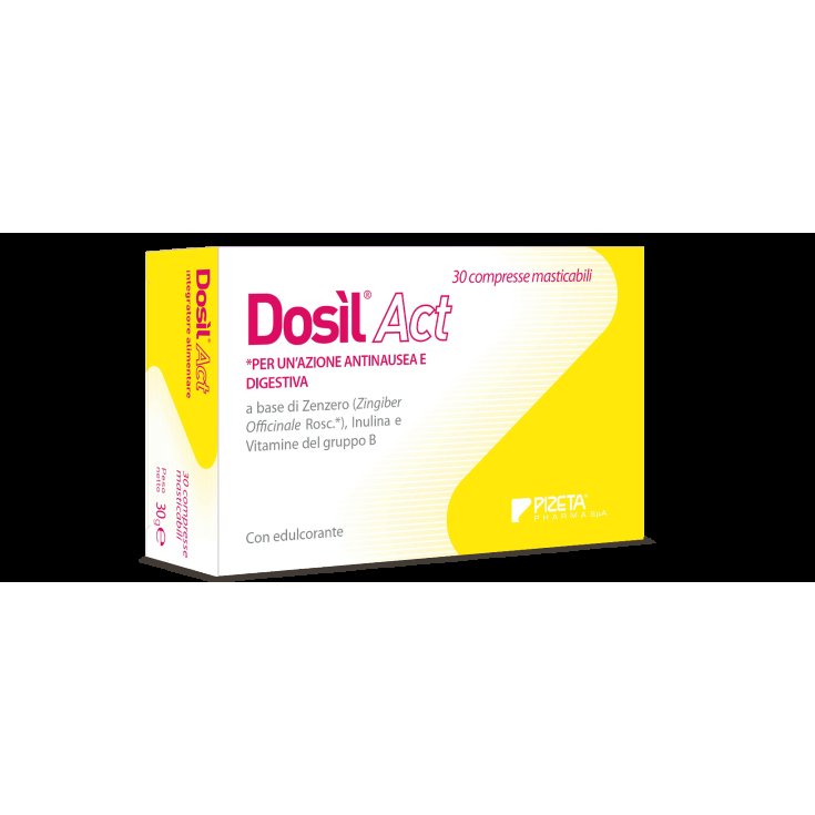 Dos&igrave;l Act Pizeta Pharma 30 Compresse Masticabili